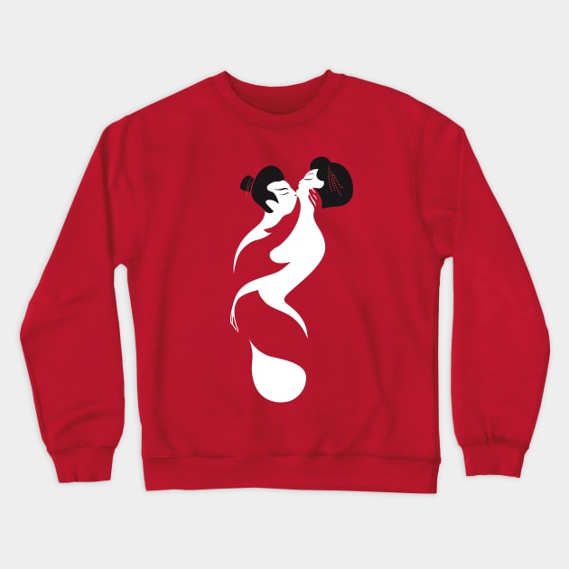 Were-Fox, Kitsune. Ablaze. I Crewneck Sweatshirt by Lab7115